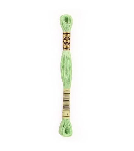 Image of DMC 6-Strand Embroidery Cotton Bundle - Nile Green Color Family - 4 Skeins of Thread - 8.7yd Skeins