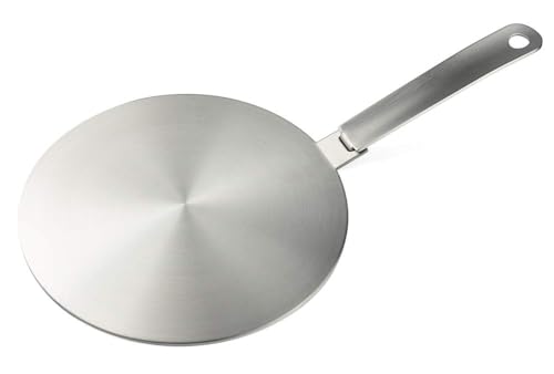 Image of Stainless Steel Induction Plate, Adapter for non induction compatible Moka Pot; Heat Diffuser Cooking Induction (13cm)