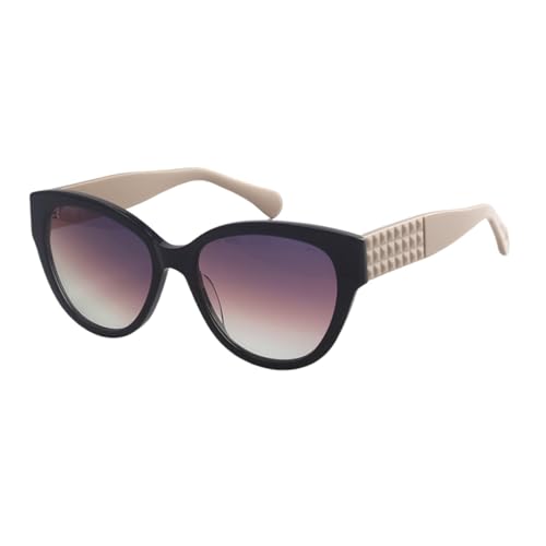 Lunettes de soleil en acétate bleu femme monture chic haute protection UV