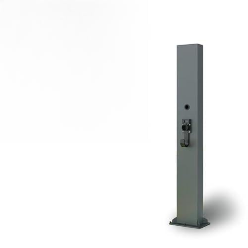 Support de chargeur de véhicule électrique autonome station au sol extérieure avec verrouillage