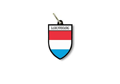 Porte cles clefs cle Drapeau Collection Ville Blason Luxembourg
