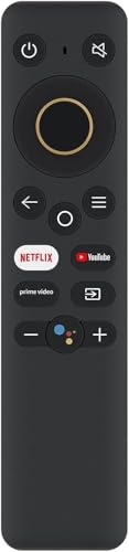 Image of BLACKSHEEP Infrared Remote Control for Realme Smart 4K Android LED OLED QLED TV Replacement for Original realme Remote with Netflix, Prime Video and YouTube Hot Keys - Non Voice-Black