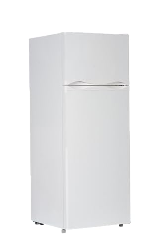METRO Professional aro Réfrigérateur combiné DFZW1450E, PCM, 55 x 57 x 141 cm, 162 L, avec congélateur (44 L), 3 étagères réglables, blanc