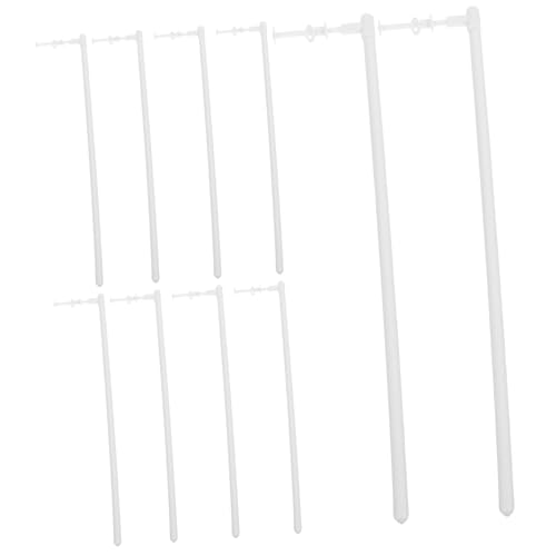 MERRYHAPY 10Pcs Windmill Making Rods Replacement for Garden Pinwheels Durable Windmill Poles and Sticks for DIY Windmills and Outdoor Decoration