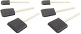 Fit For The Job Lot de 6 pinceaux en Mousse pour la Peinture, Les...