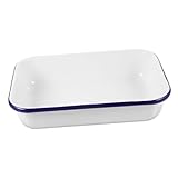 COHEALI 耐熱ノンスティックベーキングパン エナメル加工 食品保存トレイ兼用 耐摩耗性設計 キッチン レストラン用 軽量 コンパクト収納