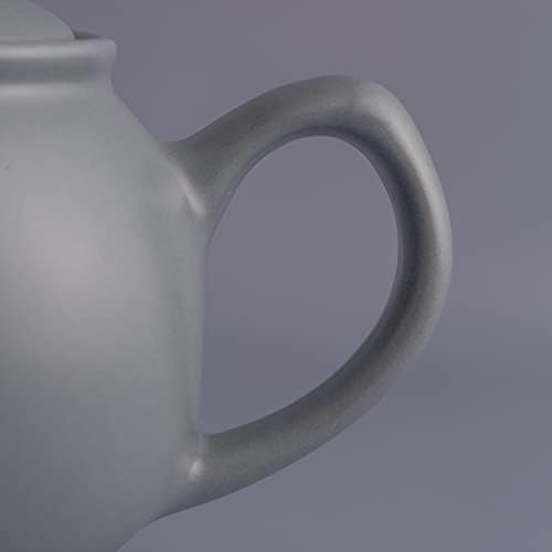 Price & Kensington Matt Grey 6 Cup Teapot, Stoneware, Multicolour