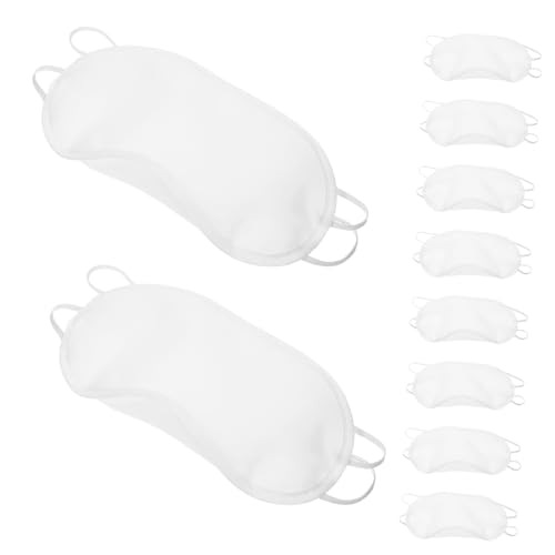 Beaupretty 24個遮光アイマスク 軽量ポリエステル製 弾性バンド付き 完全遮光 旅行 睡眠 パーティー チームビルディング向け 男女兼用