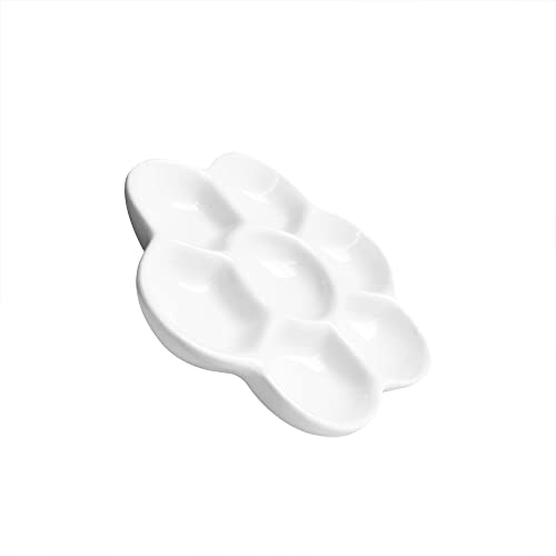 Céramique émaillée palette de peinture fleur 8.6cm anti-tache