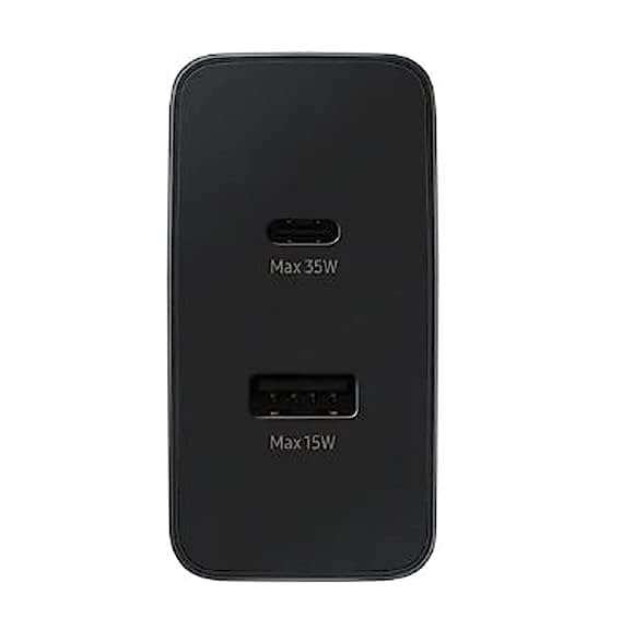 Image of etguuds Original Samsung Super Fast 35W Usb-C Duo Port True 35W Max Fast Pd Charging Adapter Compatible For Samsung, White