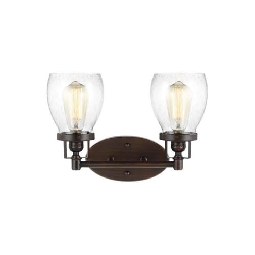 Image of Generation Lighting 4414502-710 Belton Two - Light Wall /Bath Vanity Style Fixture, Bronze