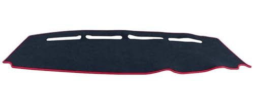 Cache tableau de bord Fiat 500 500c 500e RHD rouge noir