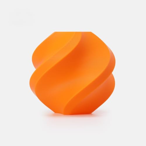 Image of Bambu Lab PLA Filament Matte 3D Printer Filament 1.75mm PLA 1kg High Tenacity - Pumpkin Orange (10301) - Spool