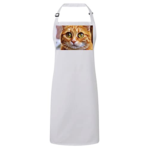 Tablier cuisine chat botté grand yeux roux le cadeau parfait original