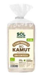 Pan de Molde de KAMUT Bio, sin Corteza, 300g. Pack de 2