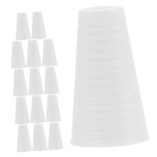 DEARMAMY Borlas de Cordón de Plástico Blanco para Persianas Verticales y Romanas 15 Piezas Extremos Decorativos para Cortinas Accesorios Prácticos Hogar