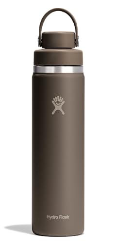 Image of Hydro Flask Water Bottle - Insulated Stainless Steel - Wide Mouth Flex Chug Lid, Non Spill, Leakproof in 24 Oz Sandpiper