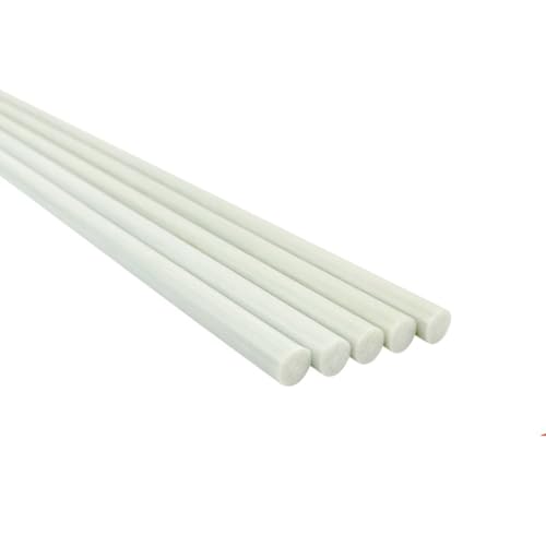 Varillas de fibra de vidrio de alta resistencia con acabado redondo perfecto de 1000 mm