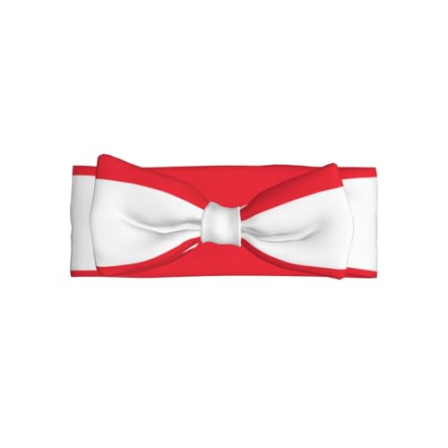 Austrian flag Baby Bow Headband. Comfortable baby headband, suitable for daily wear and photo props.