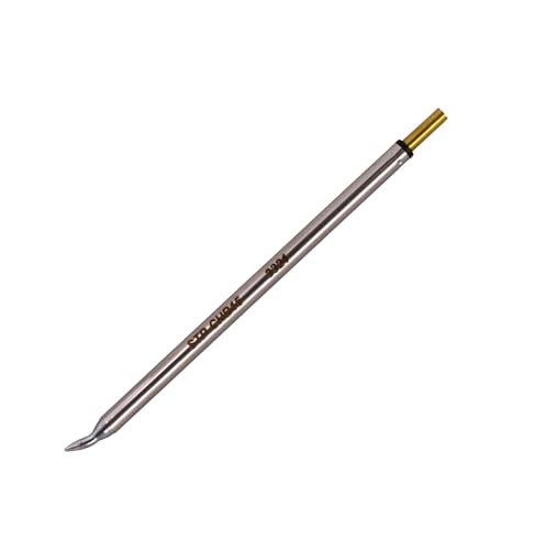 Image of Metcal STP-CHB15 Series SxP Hand Soldering and Rework Cartridge for Temperature Sensitive Applications, 690F Maximum Tip Temperature, Chisel 30 Bent, 1.55mm Tip Size, 12.04mm Tip Length