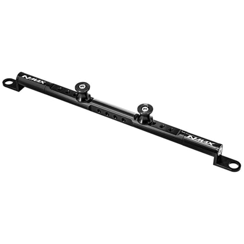 のために NMAX 125 NMAX155 Nmax155用 バイクハンドルバーバランスバー 携帯電話ブラケットホルダー 多機能クロス バイク クランプバー(Black)