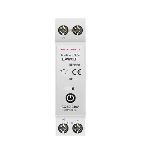 Interruptor inteligente 63A 1P+N con medidor de energía y temporizador wifi
