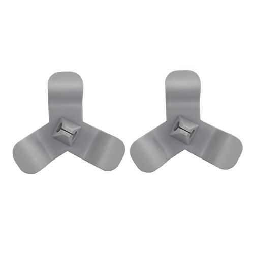 2pcs Cable Organizers, Self Adhesive Cable Wrap Attachment for Cars, Homes and Offices for Cord Storage (2pcs Grey)