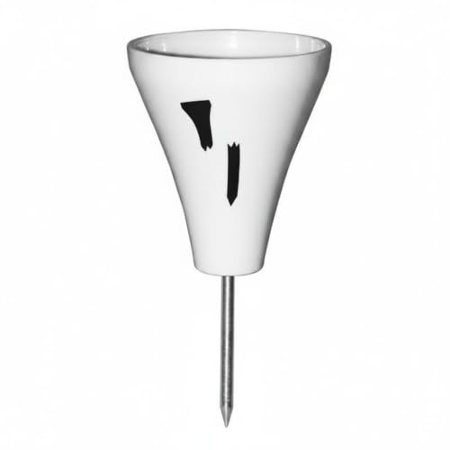 MotiveTech Golf-Teemarker Präzise Ausrichtung Kegelmarker Golfmarker, Weiß