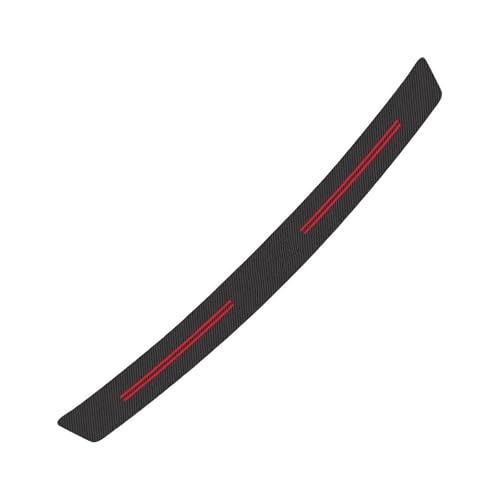 Autocollant de protection plaque coffre en fibre carbone Peugeot 208