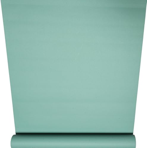 SOPHIE LAURENCE Plain Green Textured Wallpaper – Paste The Wall, Free Match, Washable Vinyl Wall Covering for Lounge, Bedroom & Hallway (53 cm × 10.05 m)