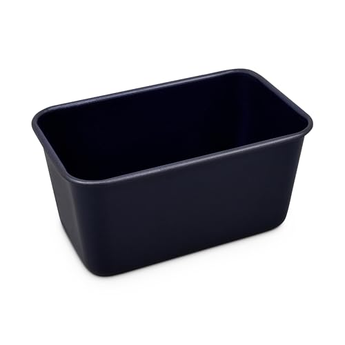 Zyliss E980199 Non-Stick Loaf Tin, 1.5L/2lb, Carbon Steel Dark Blue Bread Tin for Baking/Bakeware, Dishwasher Safe with 5 Year Guarantee