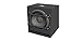 JBL BassPro 8 Aktiv Subwoofer Auto Set Bassreflex Gehäuse - 800 Watt Harman Kardon Bassbox Woofer 8 Zoll | 20 cm mit 100 Watt RMS Klasse D Sub Verstärker in Bassreflex Slot-Port-Box, Black