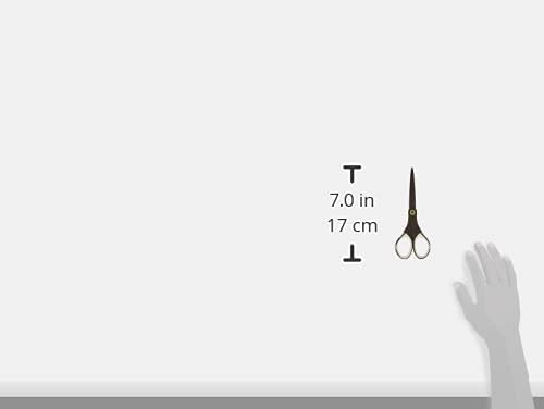Scotch 7" Precision Ultra Edge Titanium Non-Stick Scissors, Ideal for Fabric, Photos, and All Types of Paper (1467TUNS-MIX)