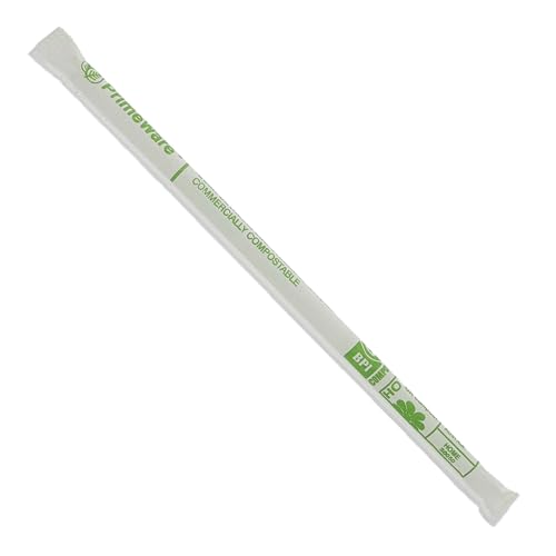 Pitillos biodegradables transparentes 8.5 pulg 7200 un miniatura 1