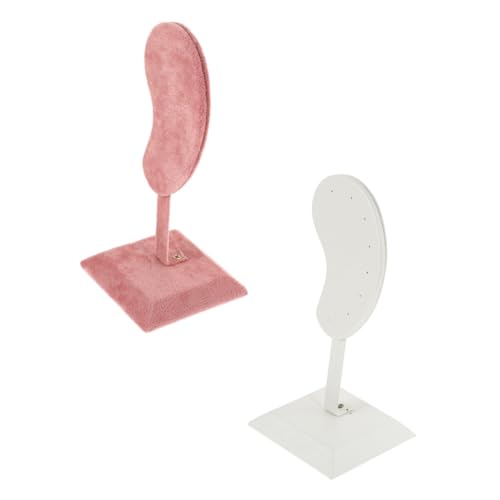 Présentoir boucles d'oreilles haut de gamme en forme d'oreille pour colliers
