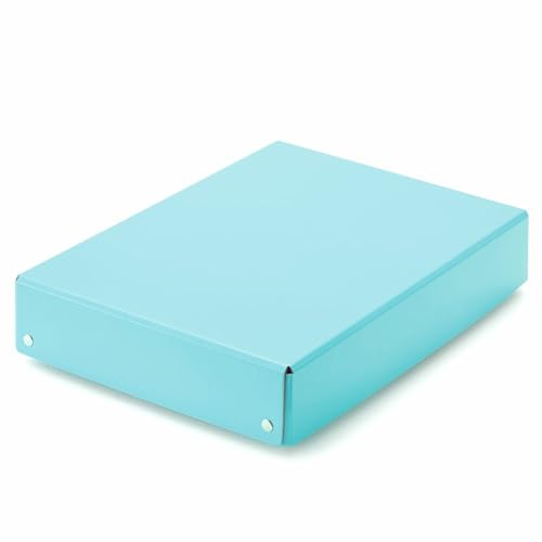 プラス ファイル 年組氏名スクール 仕切り箱付 紙製 おどうぐばこ A4 ブルー FL-196SF 【まとめ買い3個セット】