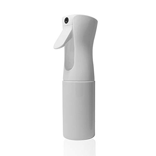 300 ml de alta presión Botella de agua pulverizada Pulverizador continuo Humedad cosmética para barberías del salón Spray Agua Herramienta de peluquería - Blanco