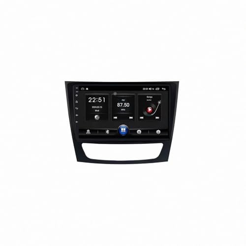 Navegador GPS Radio de Coche 2 DIN Pantalla Táctil Android Auto Benz W209 1G 32G