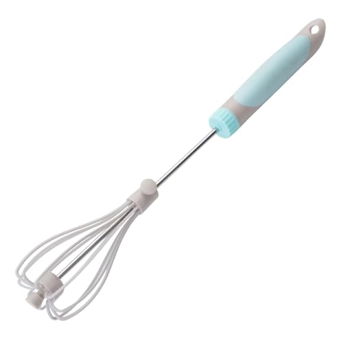 Batidor semiautomático | Batidor giratorio de mano | Batidor giratorio, utensilio de cocina para hacer crema, batir, batir y remover