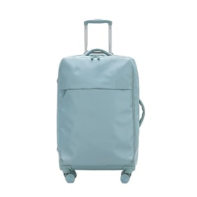 Luggage Suitcase 20 Inch Boarding Box Ultra-Light Luggage Trolley Soft Box Mute Universal Wheel 24 Inch Password Suitcase Carry on luggage(Mint green,24Inches)