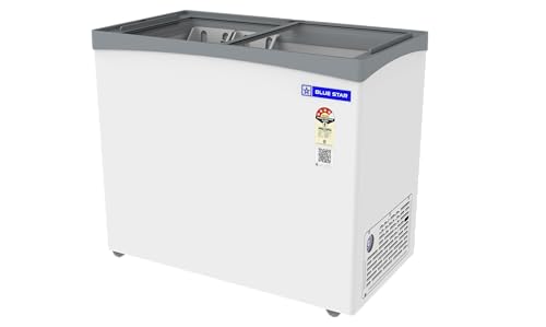 Image of Blue Star GT4-N230, 215 Liter Glass Top Deep Freezer (White, 4-star)