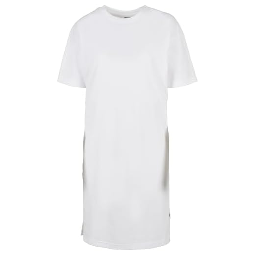 Urban Classics Damer damer ekologisk överdimensionerad slit t-klänning