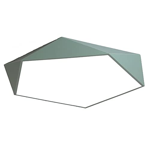 DOBQHWY Lámpara Techo Poligonal Amarilla Lámpara Panel Creativo para El Hogar Accesorios Iluminación De Techo De Ahorro De Energía con Luz Blanca Fría LED De Protección Ocular De Ahorro De Energía