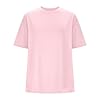 Womens Oversized T Shirt Ladies Summer Tops Drop Back One Size Oversized T Shirts for Women V Neck Tshirts Hiking Golf Gym Cotton Tops for Women UK Hot Pink S #5
