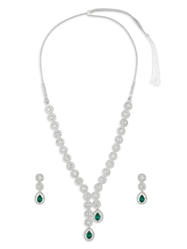 Juego de joyas de plata DMZ-1855 para deslumbrar en tus cenas de gala