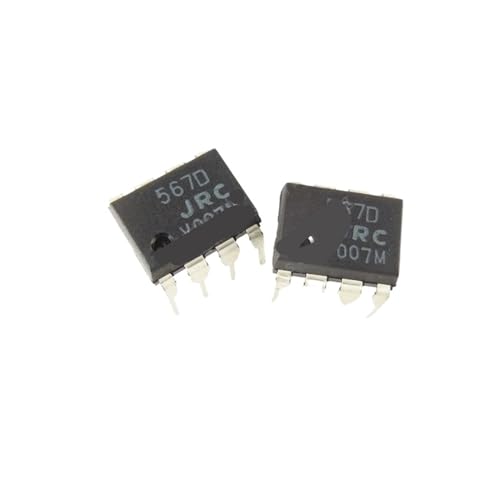 NJM567D DIP8 encodeur de tonalité et PLL pour circuit audio en lot de 10 pièces