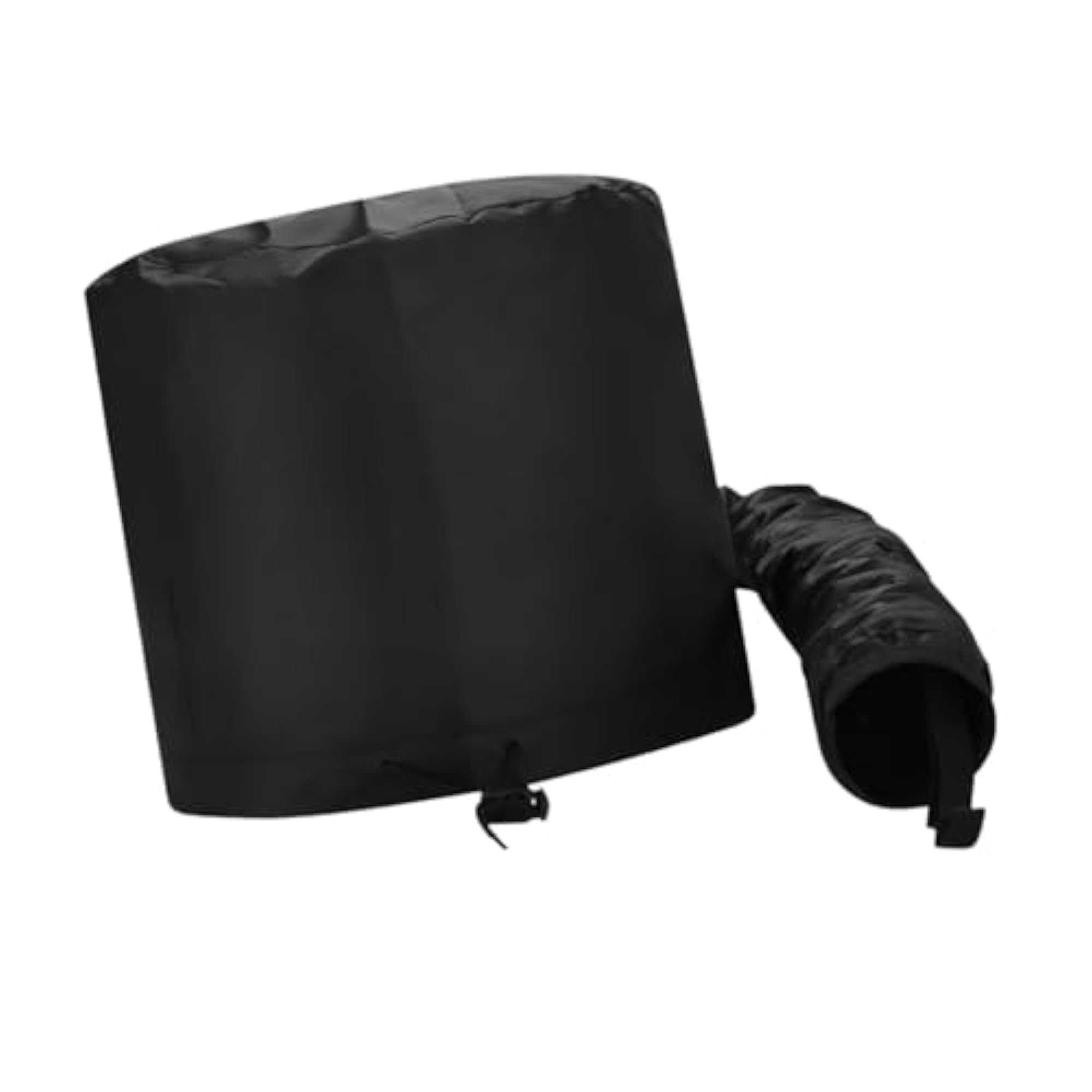 Hair Dry Hoods Styling with Drawstring Strap Attachment, Black