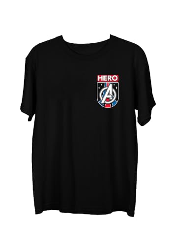 Image of Wear Your Opinion Men's S to 5XL Premium Combed Cotton Printed Half Sleeve T-Shirt (Design: Hero Avenger)