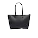 Lacoste Women's L.12.12 Concept Large Tote Bag, Black/Black/Black, One Size