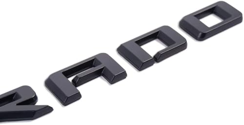 Image of 4pack for Silverado Plus Three High Country Emblems 3D Letters Badges Compatible with Silverado 2019-2025 (Gloss Black)